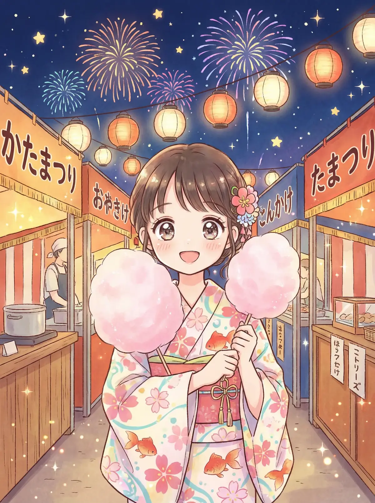 桃乃木 粉丝投稿 - 粉丝创作的夏日祭主题作品